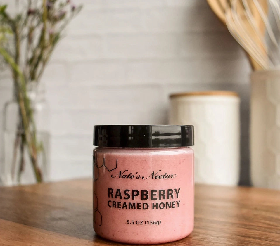 Raspberry Creamed Honey