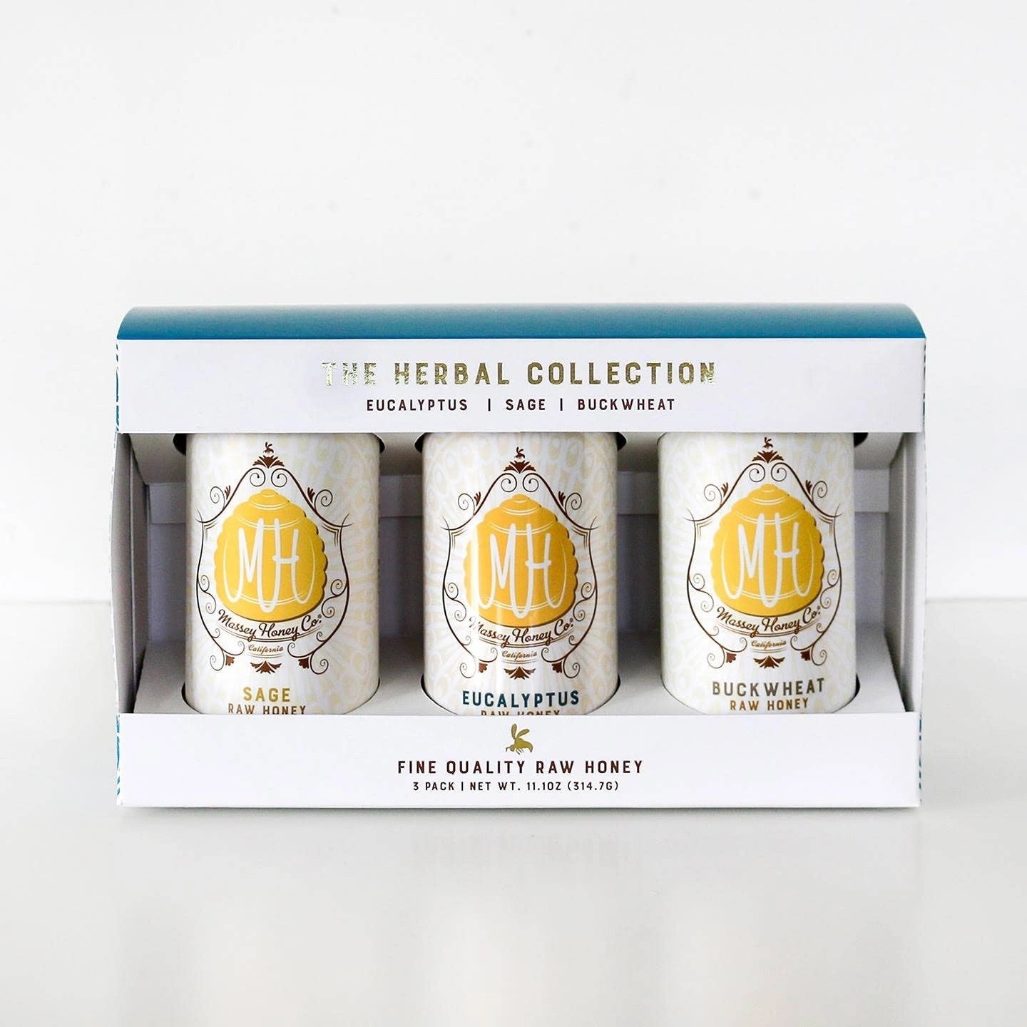 Buckwheat, Sage, and Eucalyptus Honey Collection