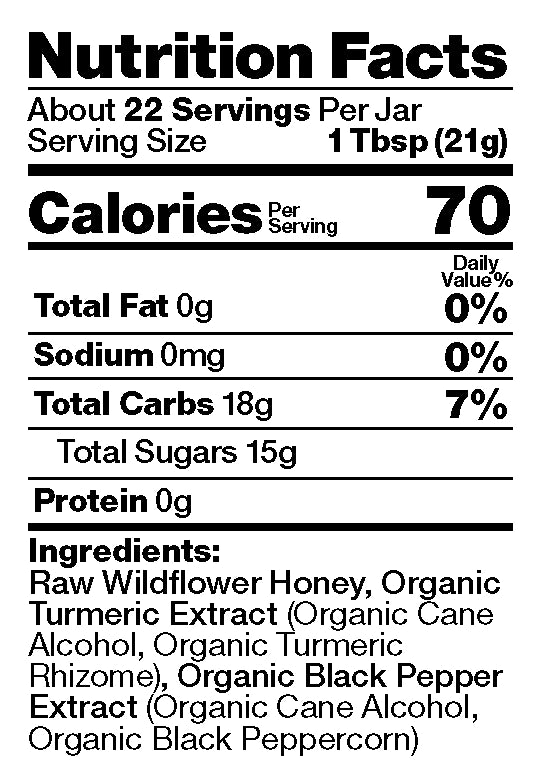 Golden Tumeric Honey | Bee Shepherd