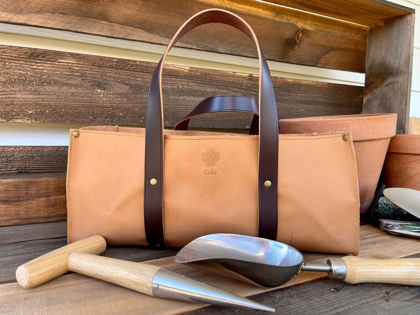 Garden Hand Tool Set - Hardwood and Stainless - Backwoods Auctions