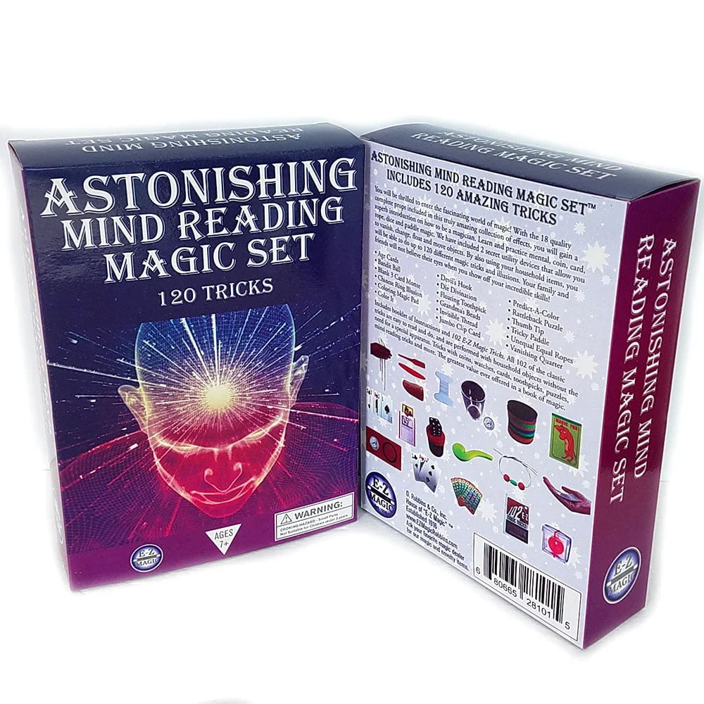 Astonishing Mind Reading Magic Set - 120 Tricks image 0