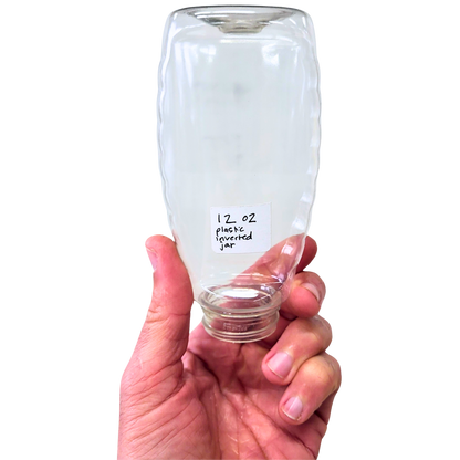 12 oz Plastic Inverted Honey Jar