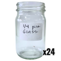 1/4 pint Glass Jars - 4 1/4 oz