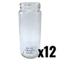 16 oz (12 fl oz) Glass Paragon Jars