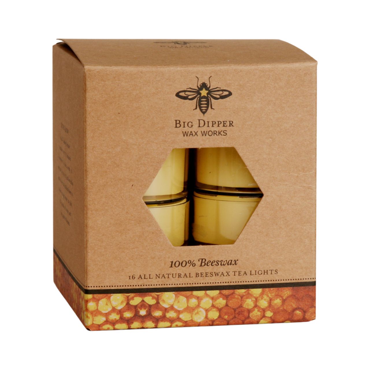 Pure Beeswax Tea Light Candles - Backwoods Auctions