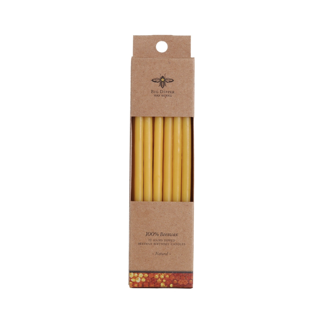Beeswax Tall Birthday Candles - Backwoods Auctions