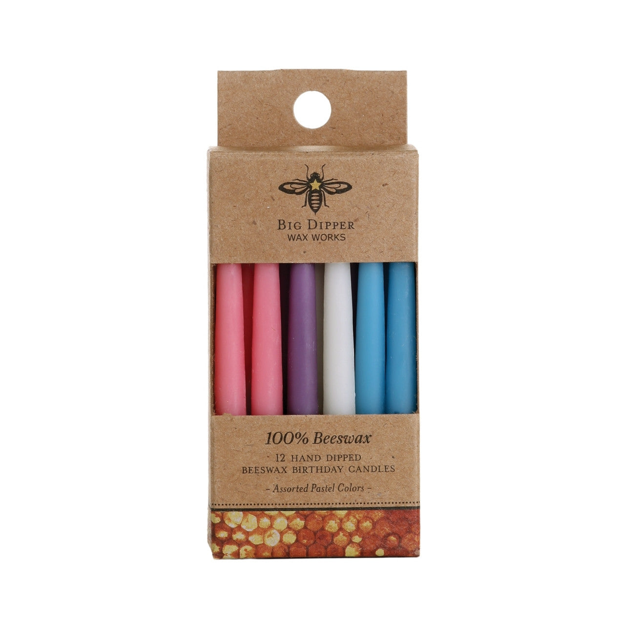 Beeswax Birthday Candles - Backwoods Auctions