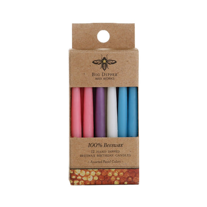 Beeswax Birthday Candles - Backwoods Auctions