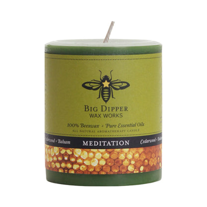 Beeswax Aromatherapy Pillar Candles - Backwoods Auctions