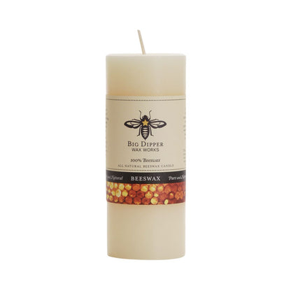 Pure Beeswax Pillar Candles - Backwoods Auctions