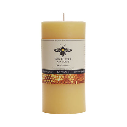 Pure Beeswax Pillar Candles - Backwoods Auctions