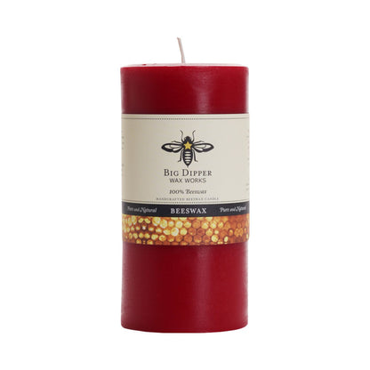 Pure Beeswax Pillar Candles - Backwoods Auctions