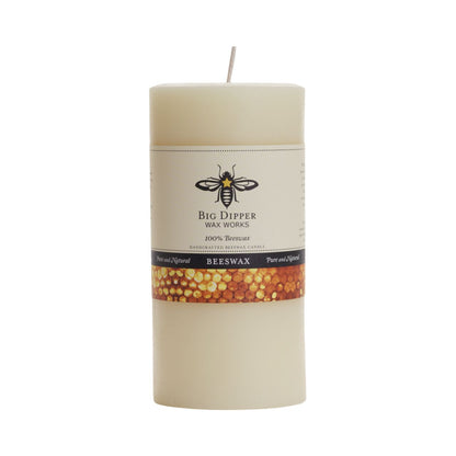 Pure Beeswax Pillar Candles - Backwoods Auctions