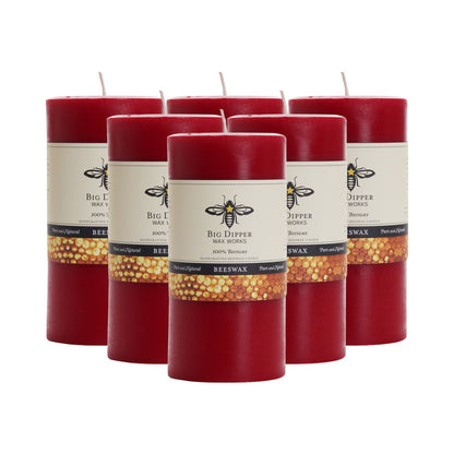 Pure Beeswax Pillar Candles - Backwoods Auctions