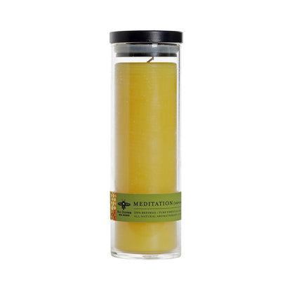 Beeswax Aromatherapy Sanctuary Glass Candles - Backwoods Auctions