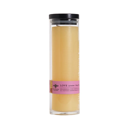 Beeswax Aromatherapy Sanctuary Glass Candles - Backwoods Auctions
