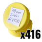 38mm 2-inch Inverted, Dripless Honey Jar Lids