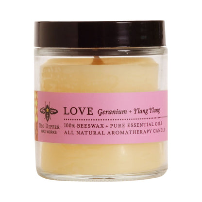 Beeswax Aromatherapy Apothecary Glass Candles - Backwoods Auctions