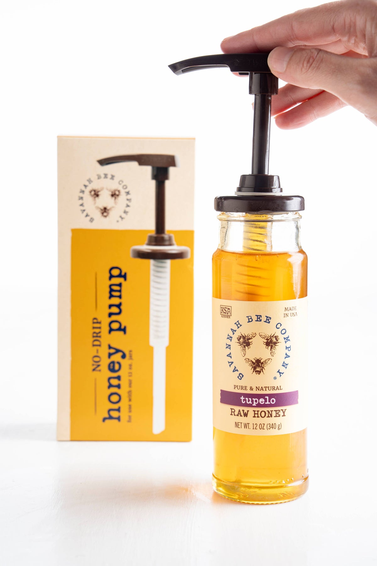12oz Honey Jar Pump - NEW!