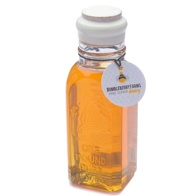 Pure Clover Honey in 1 lb Muth Jar