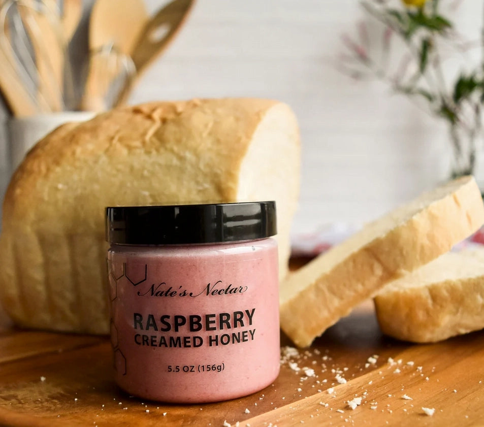 Raspberry Creamed Honey