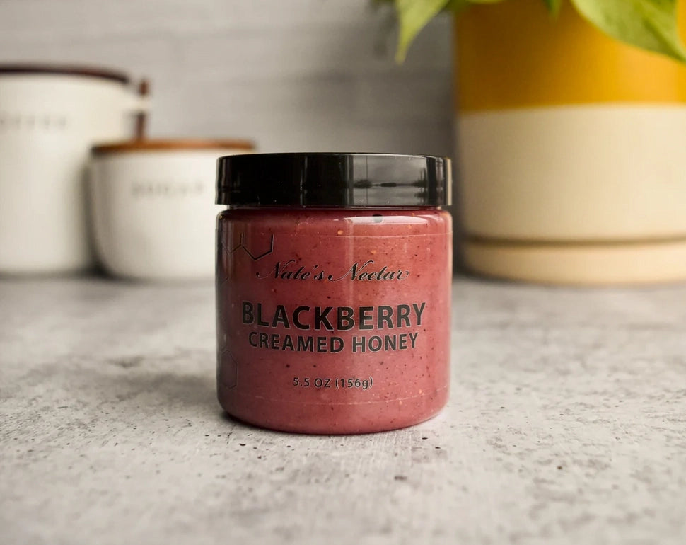 Blackberry Creamed Honey