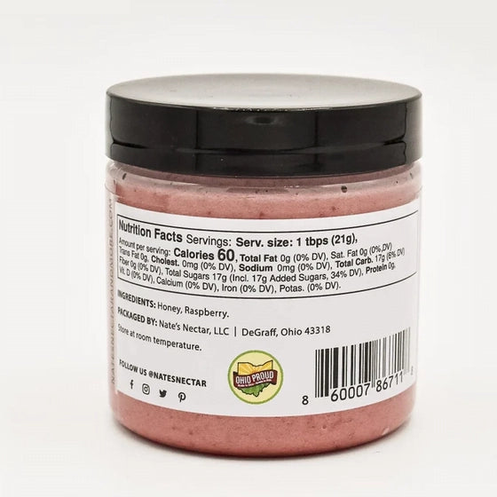 Raspberry Creamed Honey