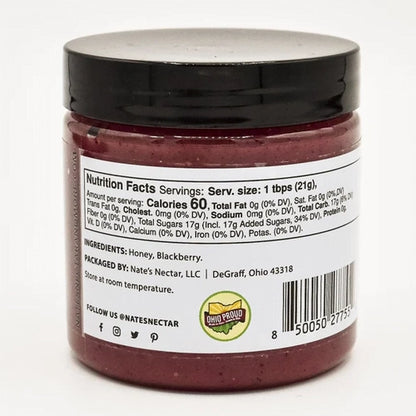 Blackberry Creamed Honey