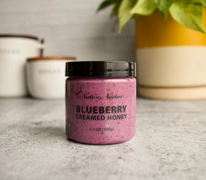 Blueberry Creamed Honey