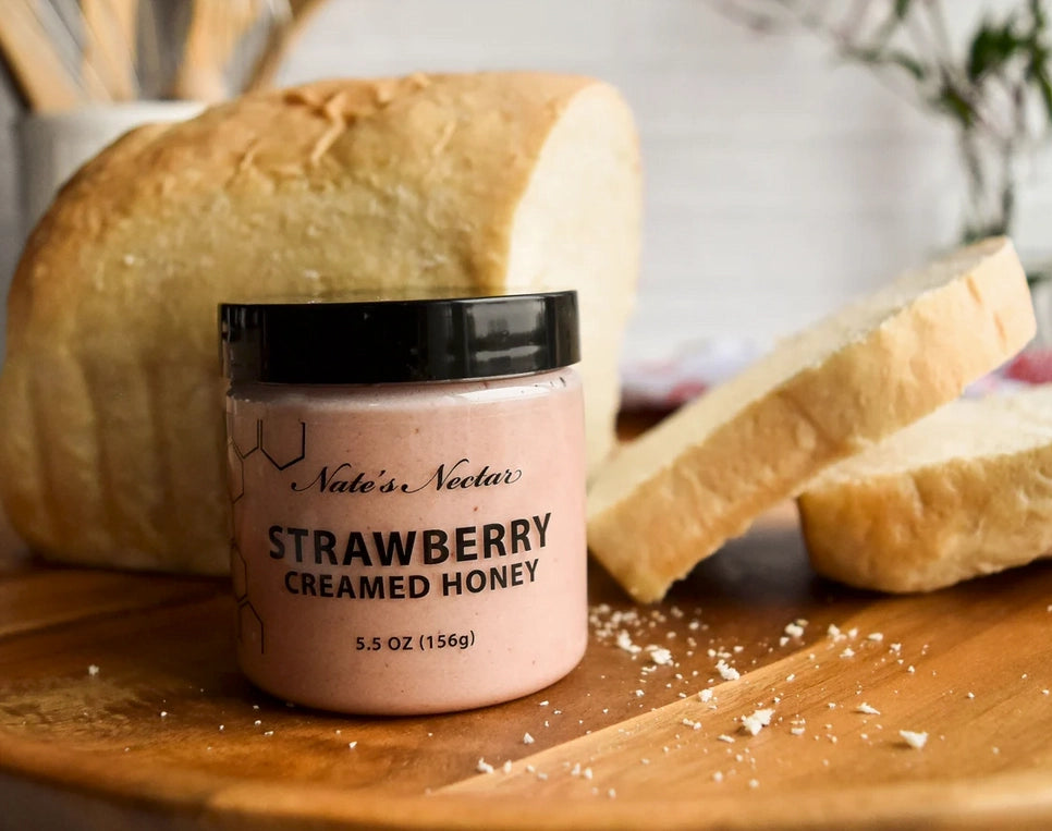 Strawberry Creamed Honey