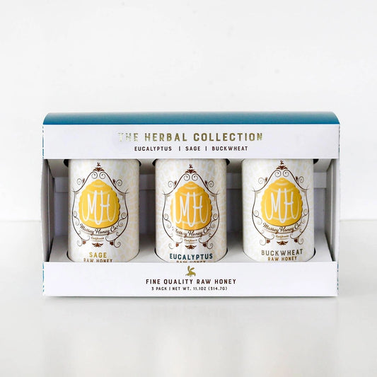 Buckwheat, Sage, and Eucalyptus Honey Collection