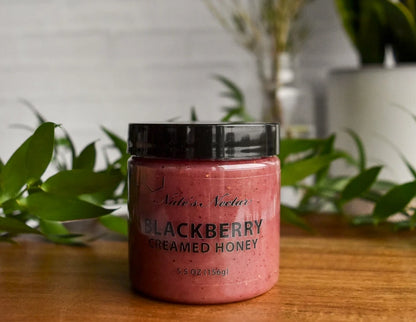 Blackberry Creamed Honey