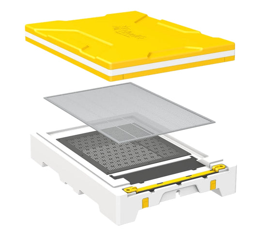 HiveIQ Base & Lid Kit w/ Queen Excluder