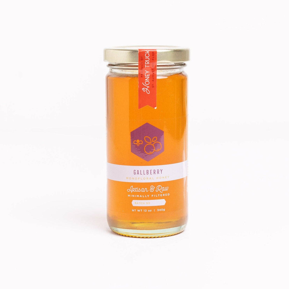 Gallberry Honey | Raw Honey | 12 oz