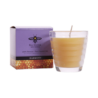 Beeswax Aromatherapy Beehive Glass Candles - Backwoods Auctions