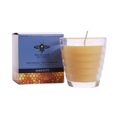 Beeswax Aromatherapy Beehive Glass Candles - Backwoods Auctions