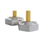 Hexagon Ceramic Taper Holder - Backwoods Auctions