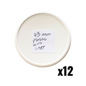 63mm Plastic Lids with Liner