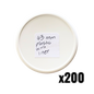 63mm Plastic Lids with Liner