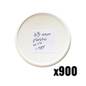63mm Plastic Lids with Liner