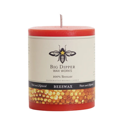 Pure Beeswax Pillar Candles - Backwoods Auctions