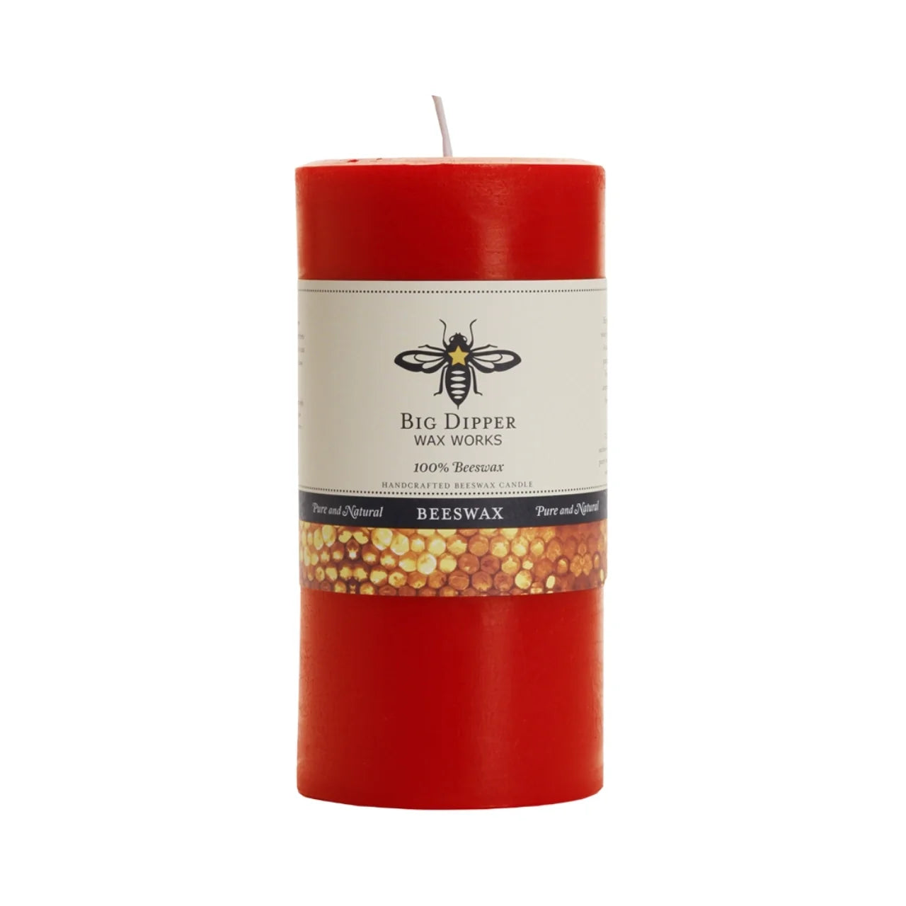 Pure Beeswax Pillar Candles - Backwoods Auctions
