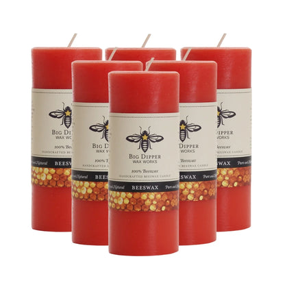Pure Beeswax Pillar Candles - Backwoods Auctions