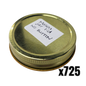 70 mm Mason Canning Jar Lid - Gold