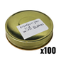 70 mm Mason Canning Jar Lid - Gold