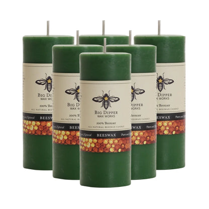 Pure Beeswax Pillar Candles - Backwoods Auctions