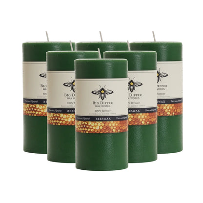 Pure Beeswax Pillar Candles - Backwoods Auctions