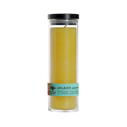 Beeswax Aromatherapy Sanctuary Glass Candles - Backwoods Auctions
