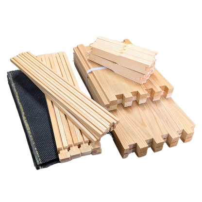 8-Frame Completed, Deep 9 5/8-inch Box with Frames and Foundation