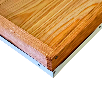 8-Frame Cypress Metal Capped Telescoping Cover